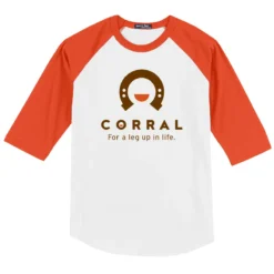 Corral Riding Academy Baseball Tee